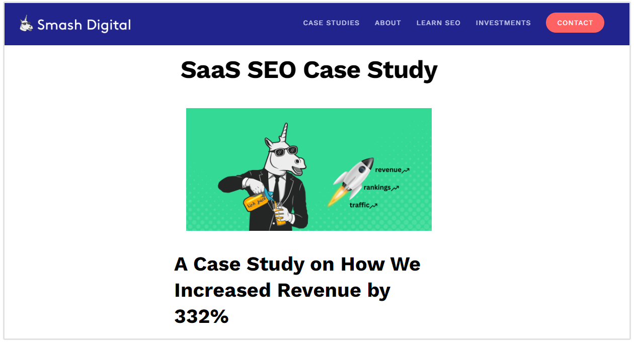 Case study on business growth